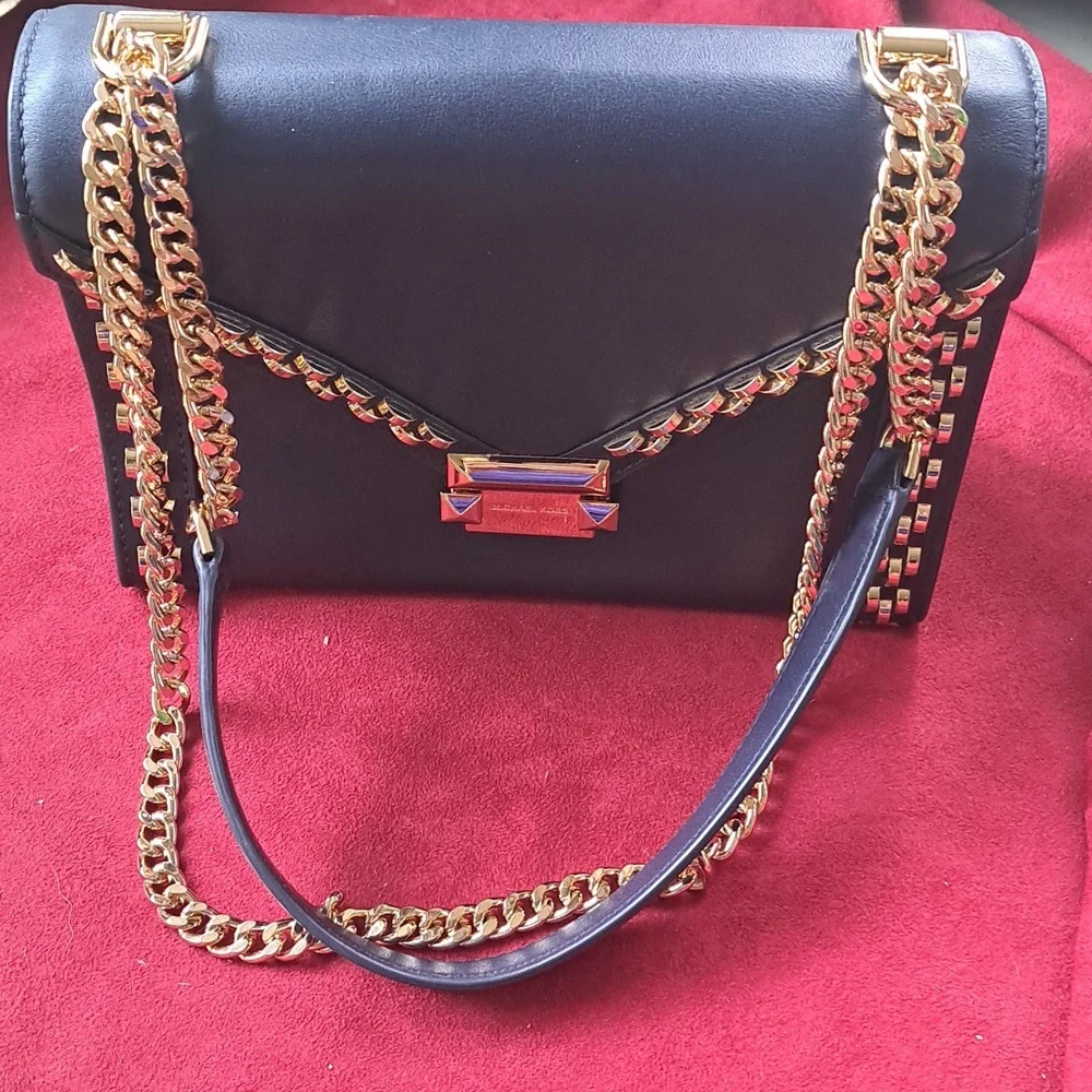 Michael Kors Navy Admiral With Gold Accents NEW WITH TAG - Picture 13 of 16